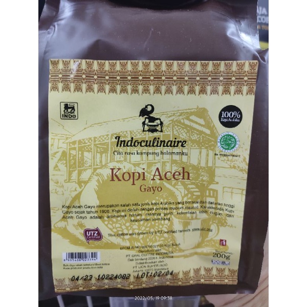 

Kopi Arabika Aceh GAYO 200gr