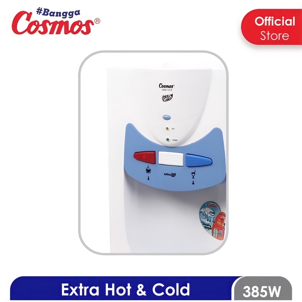 Cosmos Dispenser Air 2 Kran Hot &amp; Cold CWD 1310 Dispenser Meja