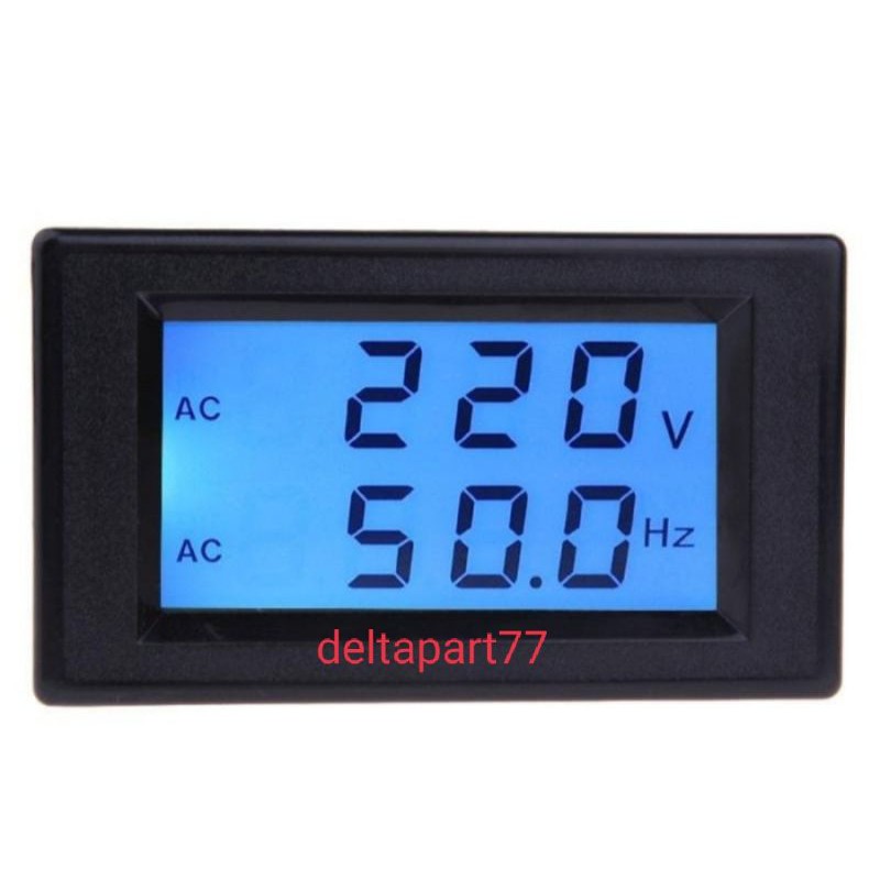 VOLTMETER + FREKUENSI AC