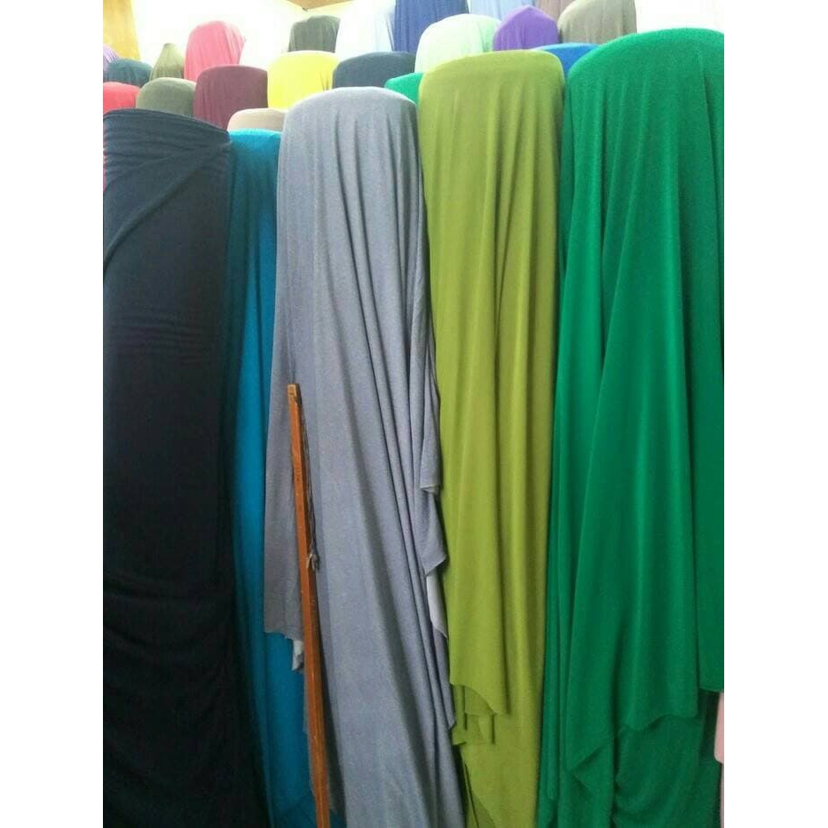 Kain/Bahan Spandek Jersey.
