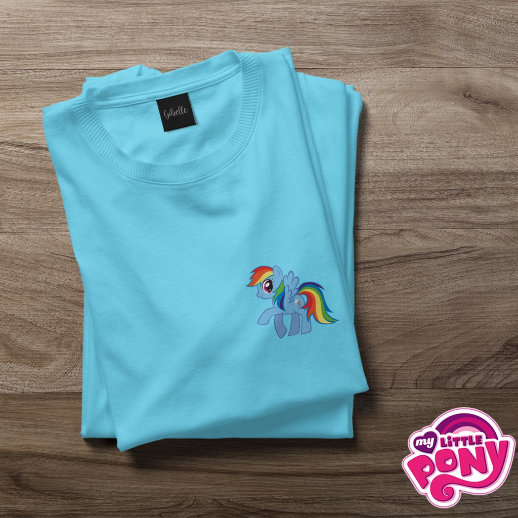 [KAOS ANAK] My Little pony pinky pie shuttershy rainbow dash full color rarity boneka avatar