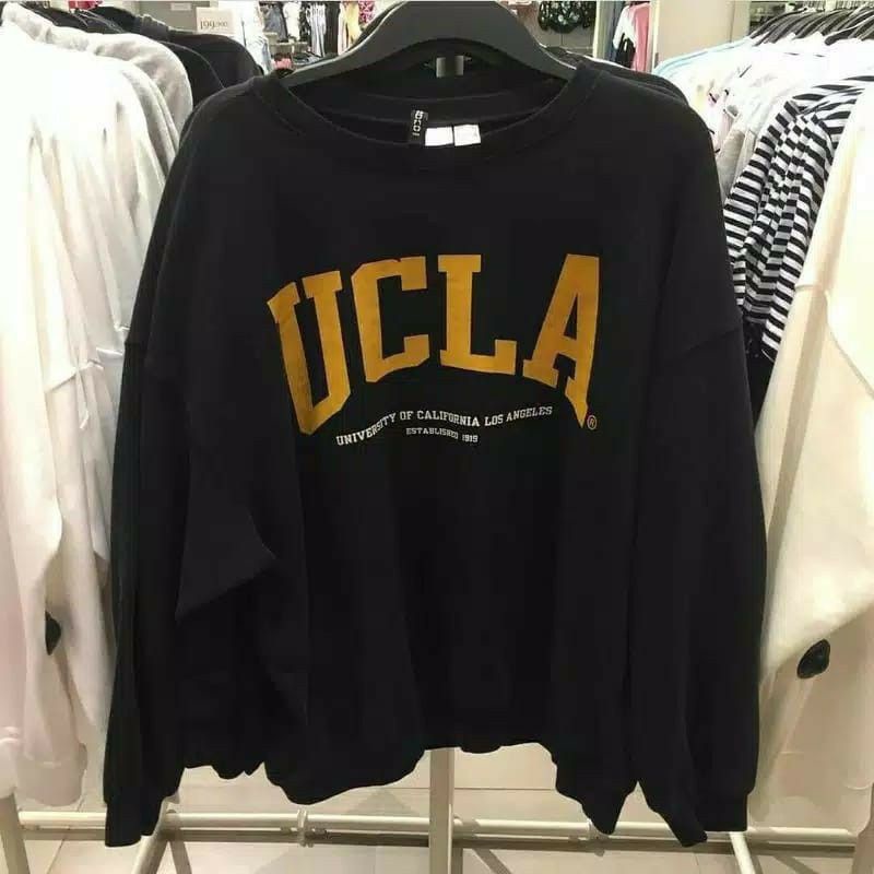 UCLA SWEATER OBLONG UNISEX FLEECE TEBAL TERBARU'