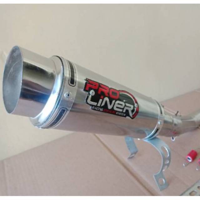 Knalpot Pro Liner Racing Satria FU150 Karbu Satria FU150 FI Facelift