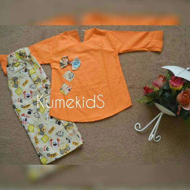 Baju Setelan Anak Cewek Kulot Shanghai Risya