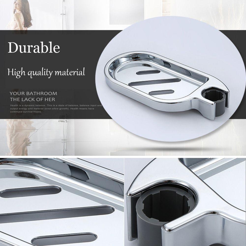 Populer Tempat Sabun Cuci Piring Untuk22 24 25 mm Silver Bath Shower Adjustable Rail Slide