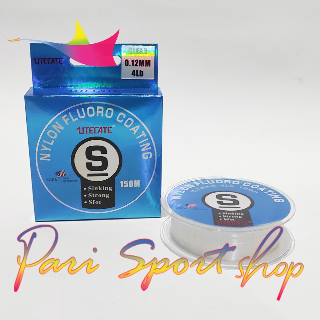 Senar Pancing Utecate Nylon Fluoro Coating 150 Meter