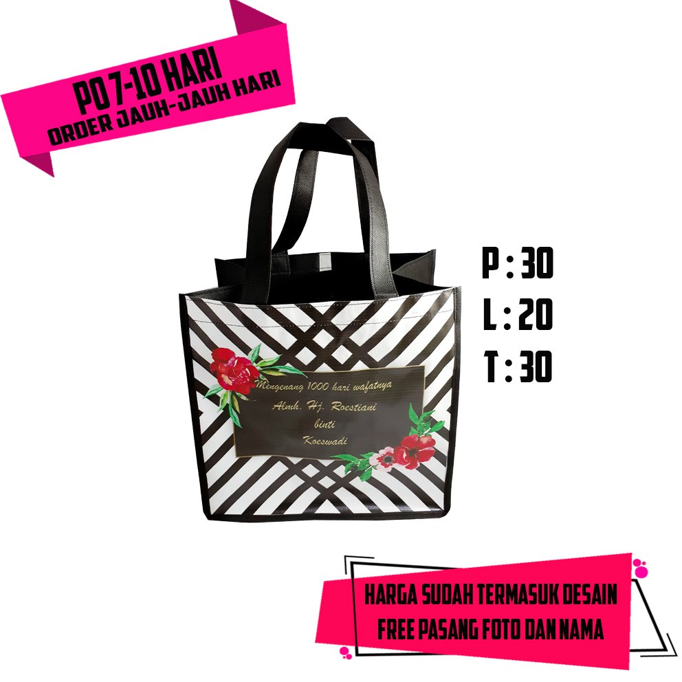 

Tas Souvenir Tasyakuran Tahlilan 1000 hari Request uk jumbo