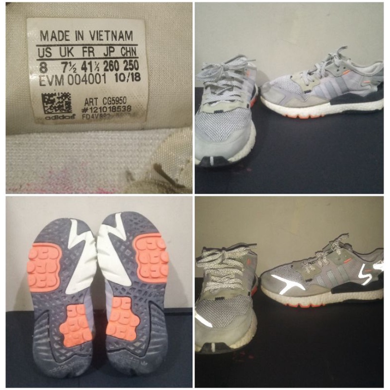 adidas nite jogger grey