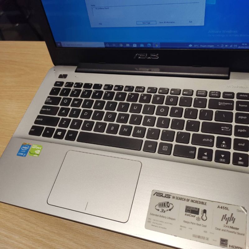 Laptop Asus Gaming Editing, Core i5 Generasi 5, Dual VGA, Ram 6Gb (Garansi 3 bulan)