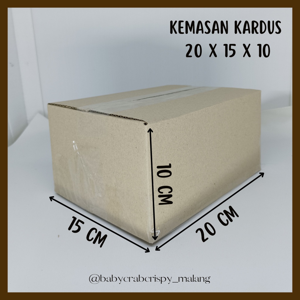 

Kardus Packing Ukuran 20 x 15 x 10 (500 gr)