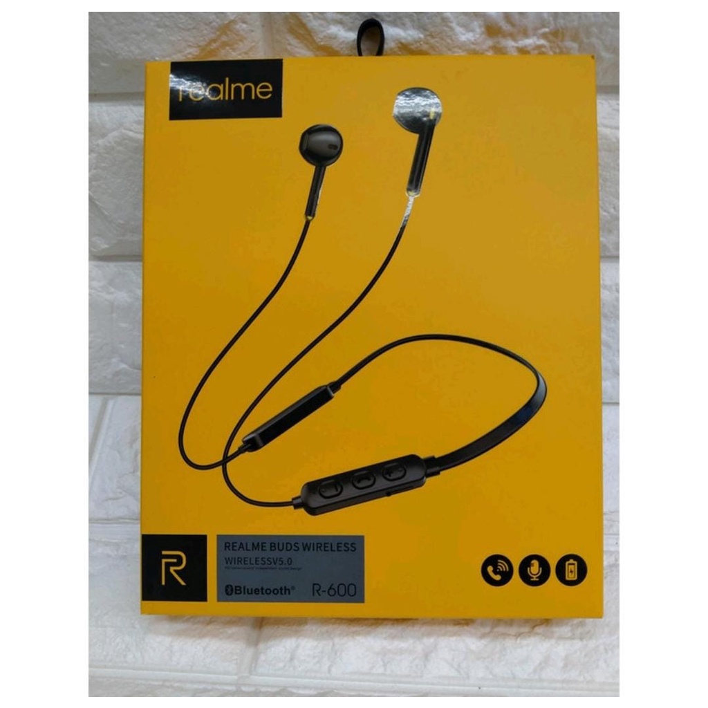 HF HEADSET  EARPHONE BLUETOOTH REALME R-600