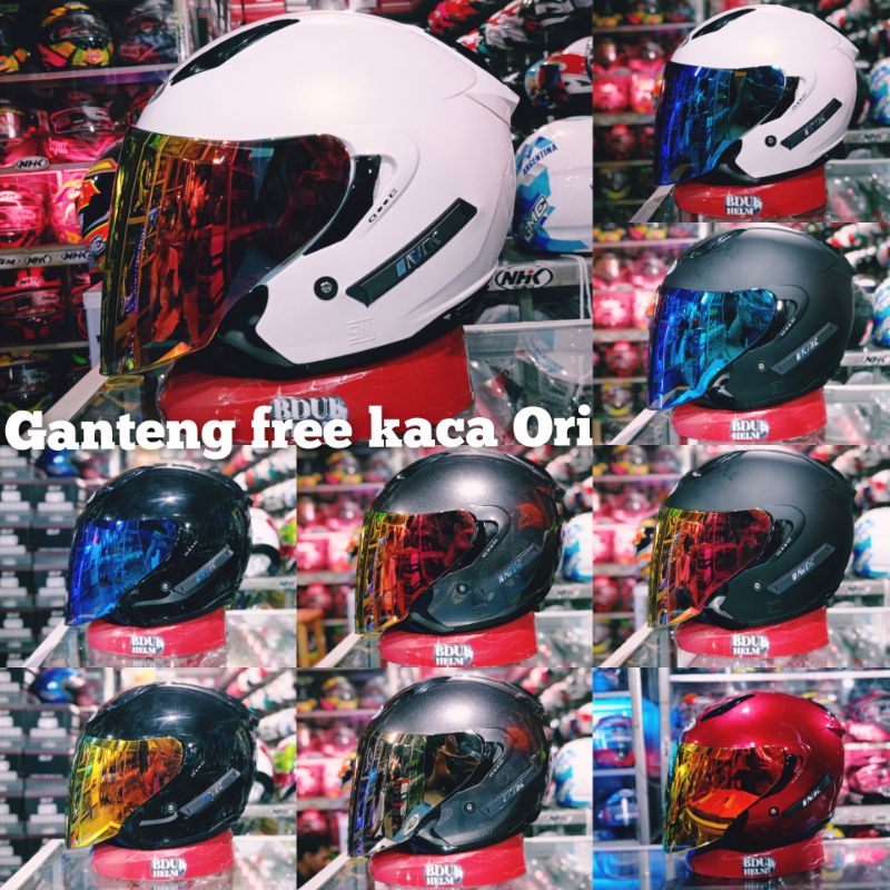 Helm INK METRO 2 Solid polos 2 visor original 100% original SNI-DOT