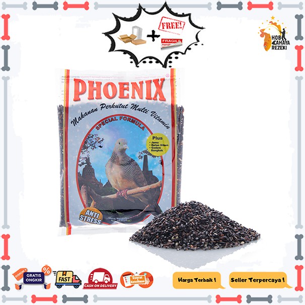 Pakan burung Phoenix Perkutut Ketan Hitam