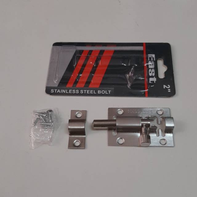 Grendel / slot pintu lemari 2" inch east kunci lemari