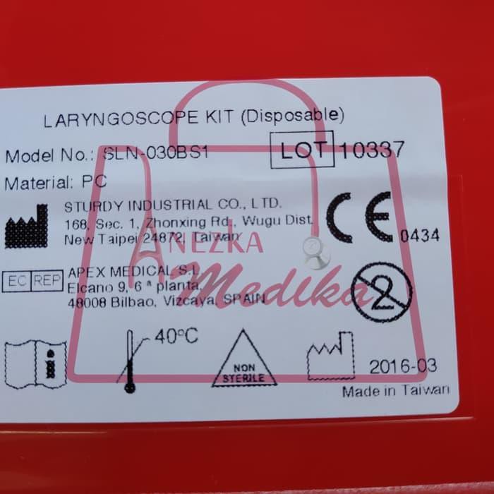 LARYNGOSCOPE PLASTIK/LARYNGOSCOPE SIMULASI/TRAINING