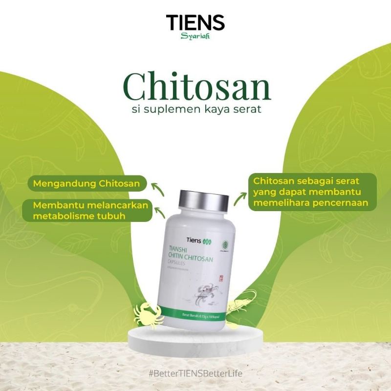 Tianshi Chitin Chitosan | Suplemen Maag Asam Lambung