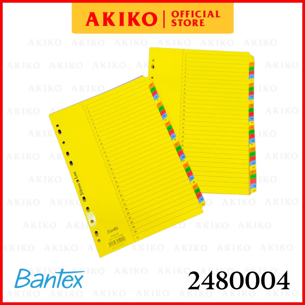 

Bantex Carton Index A4 1