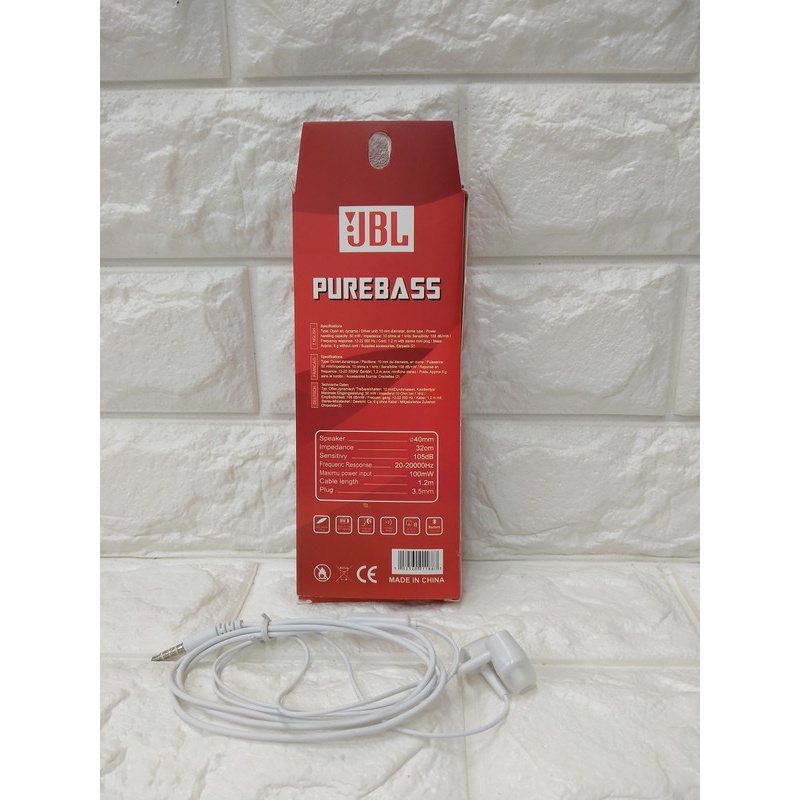 HF HANDSFREE HEADPHONE HEADSET EARPHONE JB-01 JB01 JB 01 promo