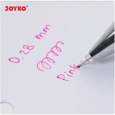 

RB Color Gel Pulpen Joyko GPC-325 iTech3 1 Set 8 Warna 0.28 mm
