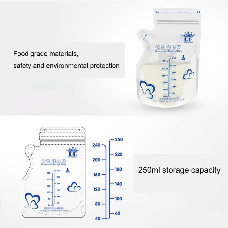 Real Bubee Kantong ASI 250ml isi 30pcs Breastmilk Storage Bag