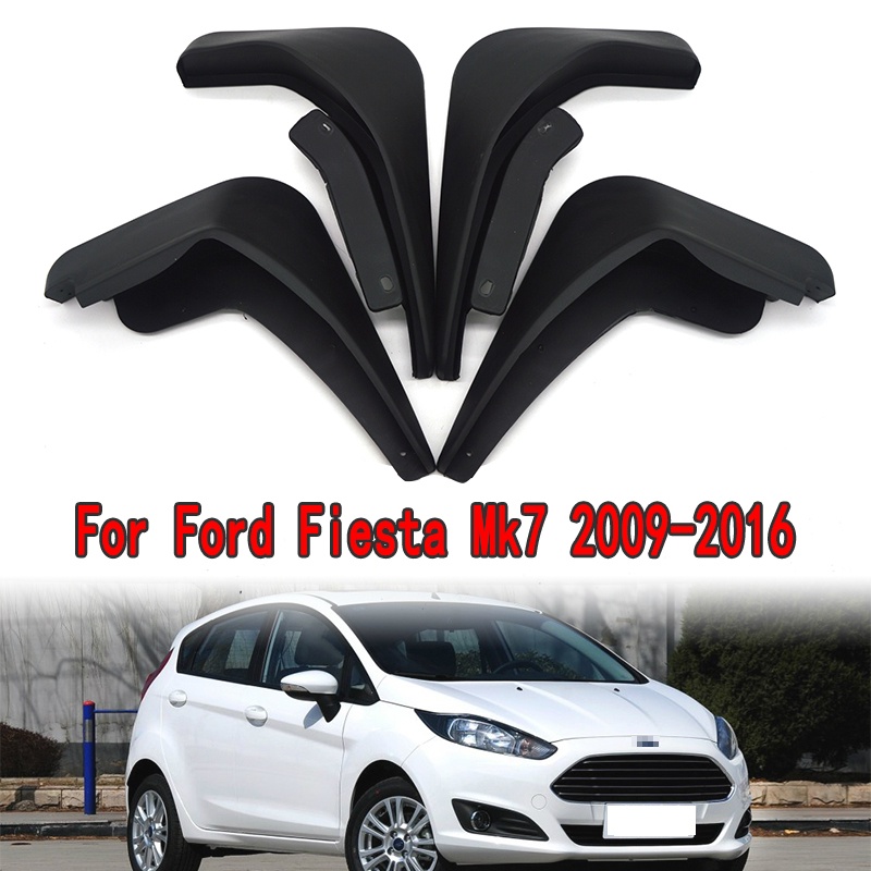 1 Set Mud Flap Pelindung Splash Untuk Fender Mobil Ford Fiesta 2009-2016