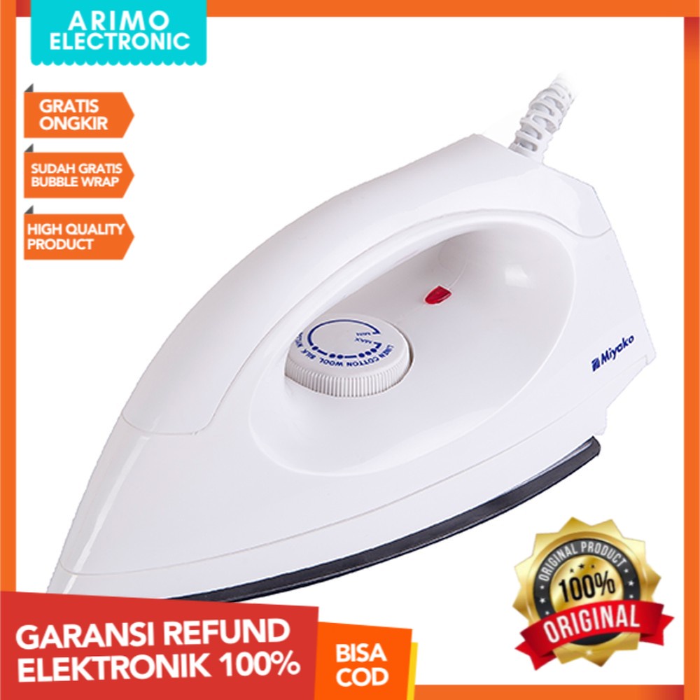 PROMO  SETRIKA LISTRIK MIYAKO / SETRIKA MIYAKO / MIYAKO EI 1009M [ORIGINAL GARANSI RESMI]