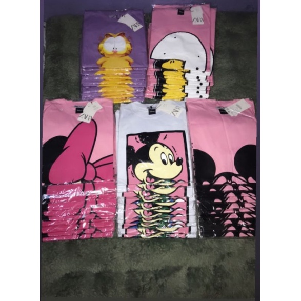 Tshirt Zara Disney 3pc
