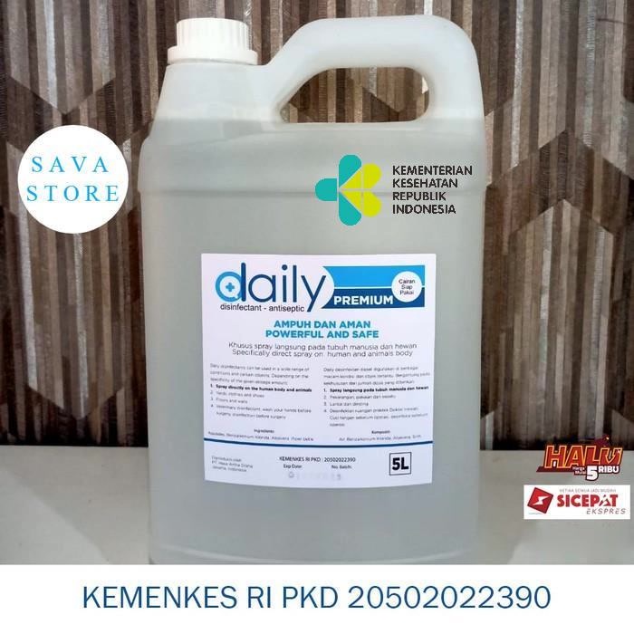 DESINFEKTAN SPRAY PREMIUM REFILL CAIR 5 liter PREMIUM 5L Pelindung Virus &amp; Bakteri