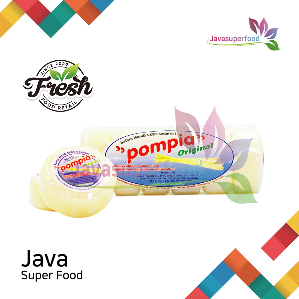 SABUN POMPIA BULAT 80 GRAM