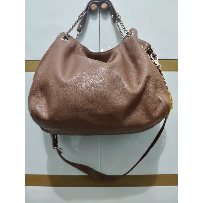 Preloved Michael Kors Leather Bucket