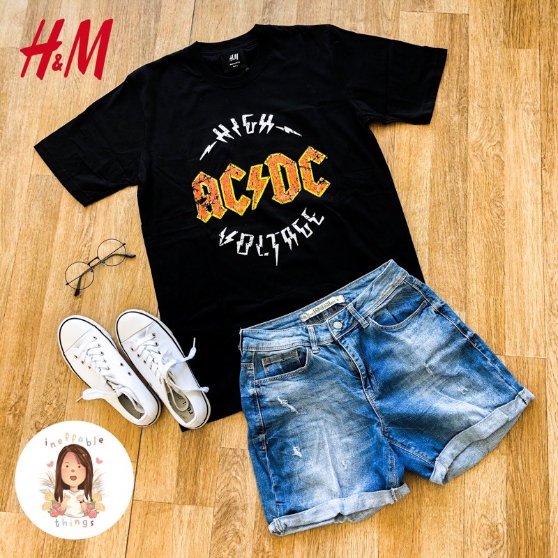 BAND TEE OVERSIZED (ACDC, METALLICA)