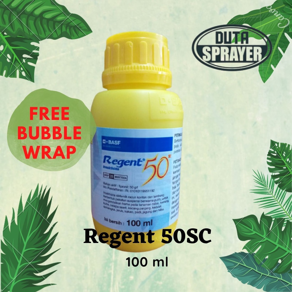 Regent 50 SC 100 ml Insektisida Rayap Hama Kutu Ulat Buah Sayur ZPT Fipronil 50SC 100ml