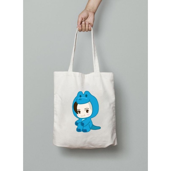 [PRE-ORDER] TOTEBAG SEKOLAH KULIAH KERJA RESLETING TAS NCT DREAM NCT DINO UNOFFICIAL