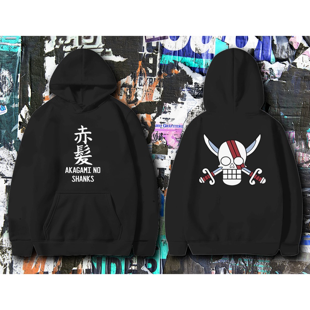 jaket hoodie SHANKS LOGO L-XL jaket anime hoodie anime jaket ONE PIECE HOODIE ONE PIECE