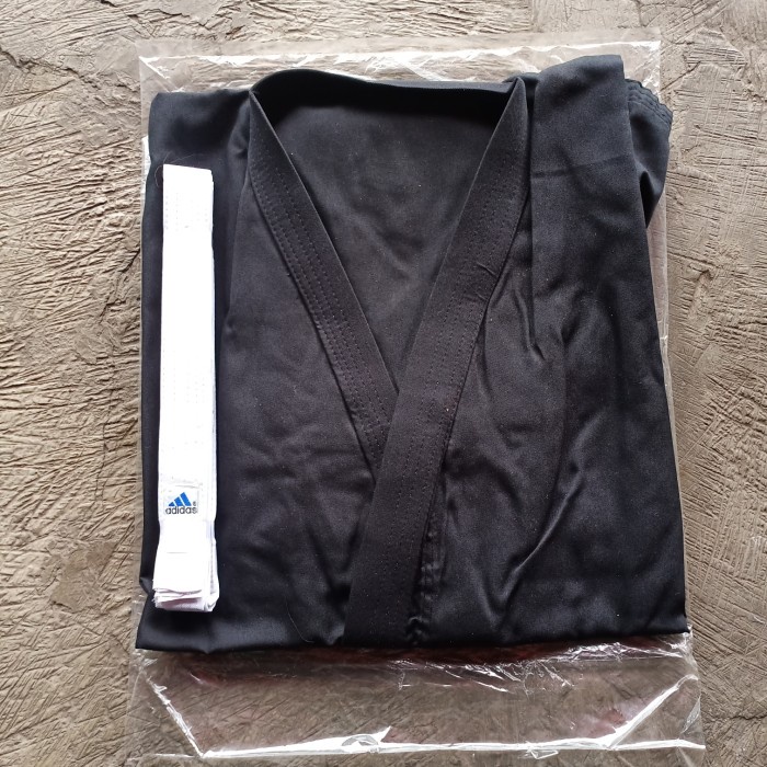 Baju Karate Hitam Dewasa Adidas/Gap (Black Karate) - M
