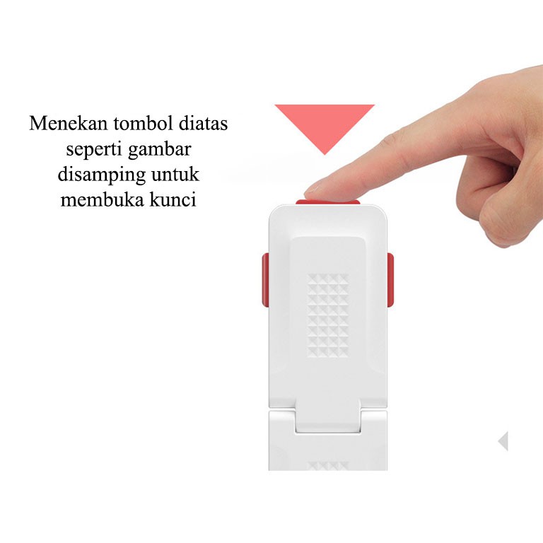 Pengaman Laci Meja Pintu Lemari Kulkas/Penahan/Pengait Pintu/Baby Safety Lock