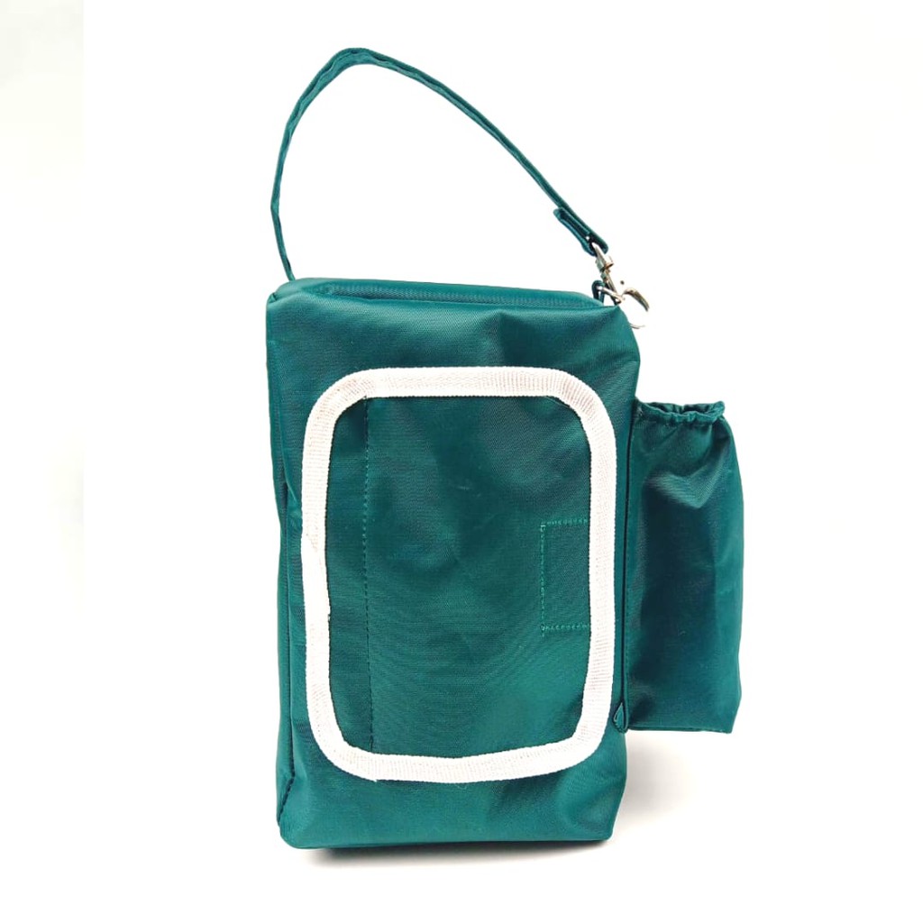 TAS TISU POLOS 3 in 1 DENGAN PENGAIT / TAS TISSUE TISU BASAH KERING / TAS HAND SANITIZER