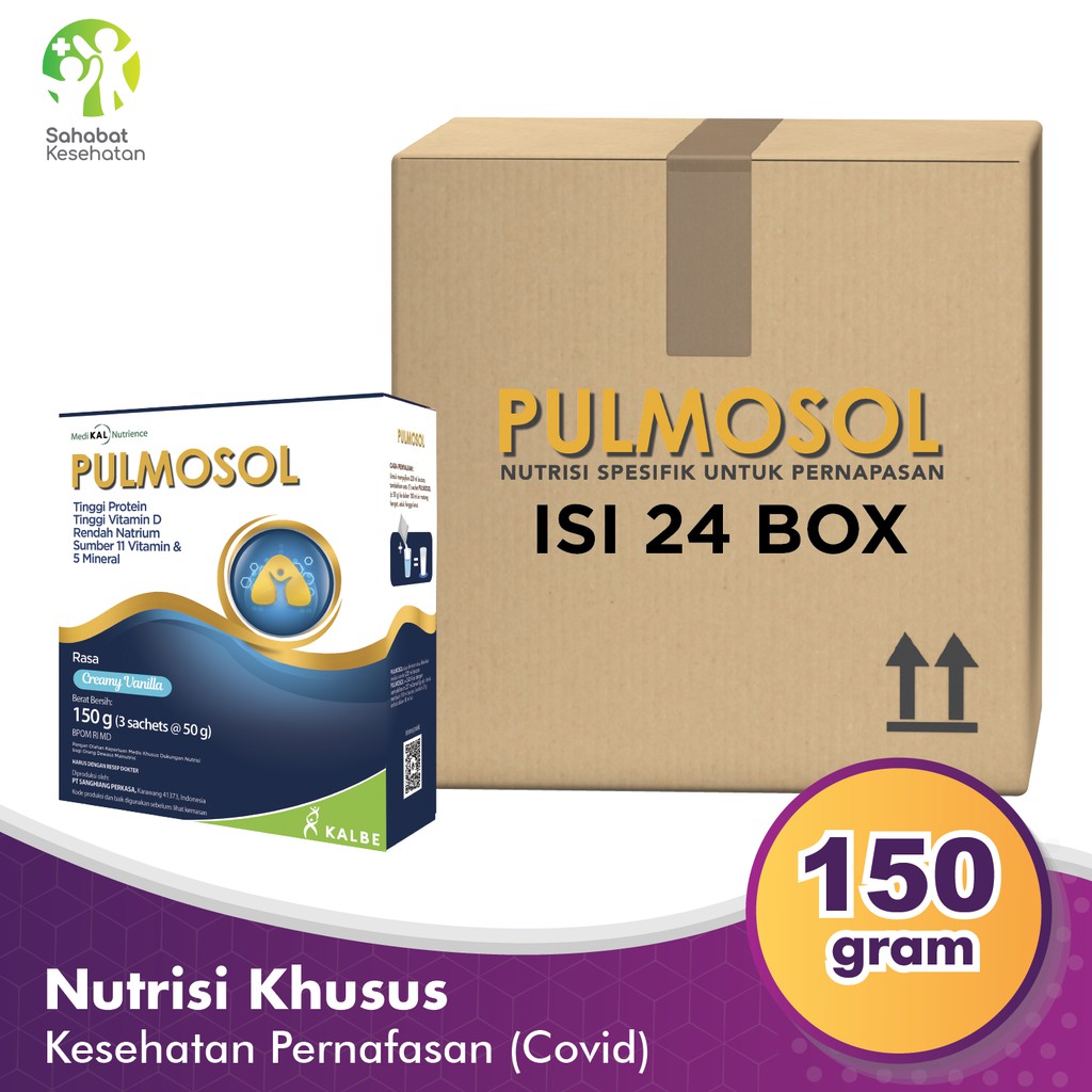 

Bundle 24 Box Pulmosol - Susu Nutrisi Kesehatan Pernapasan