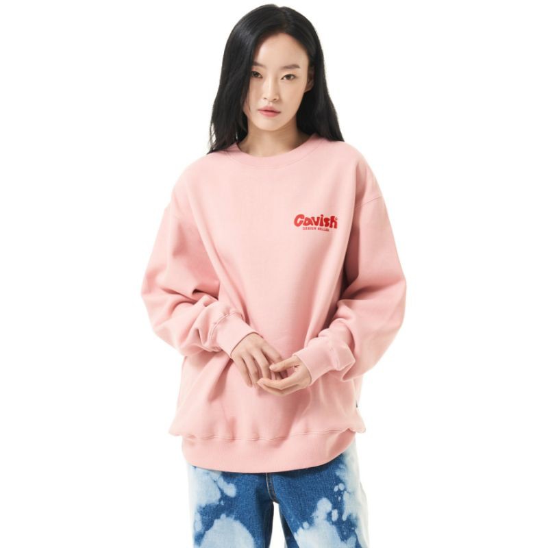 S - XXXXXL(6XL) Sweater Crewneck CAVISH DESIGN BIGSIZE JUMBO Sweatshirt Oblong OVERSIZE Pria Wanita