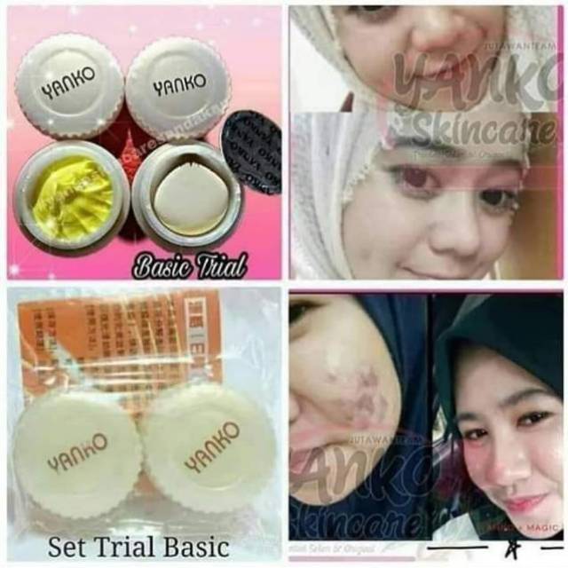 1 paket Cream glowing yanko malaysia.
