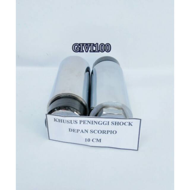 Peninggi Shock Depan Scorpio Pangkon Shock Penungging Shock Penambah Tinggi Shock Depan Scorpio Modi