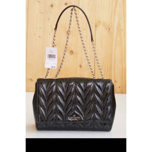 Kate spade Emelyn Briar Lane Quilted Black Large