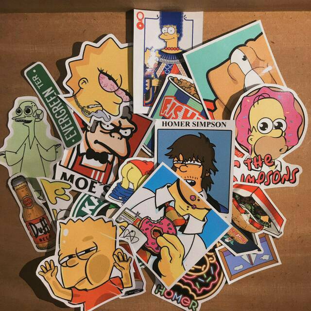 

The simpsons sticker pack A5