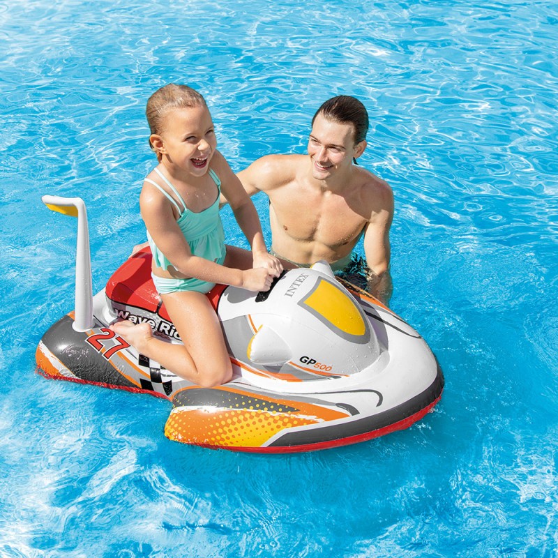 Intex Pelampung Jet Ski Rider Floaties Ride On Inflatable Toy Mainan Air Jet Ski