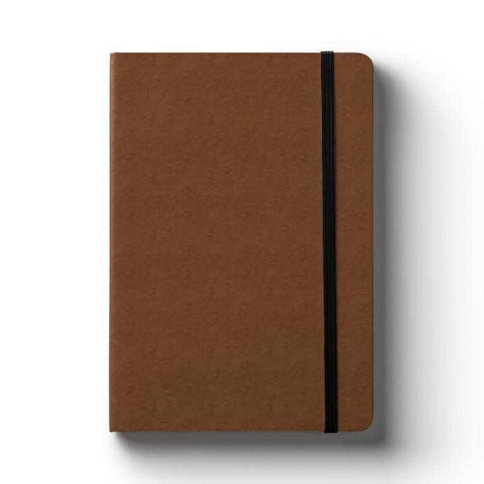 

Nb Notebook A5 Lined Ostrich Coffee