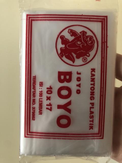 Kantong Plastik Serbaguna Hdpe Boyo 10 X 17 . Plastik Tipis Serbaguna .