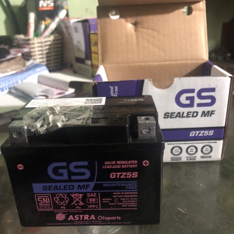 CU01 aki GS GTZ5S / aki kering GTZ65S / aki GS astra GTZ5S / aki GS astra / aki GTZ5S / aki moto