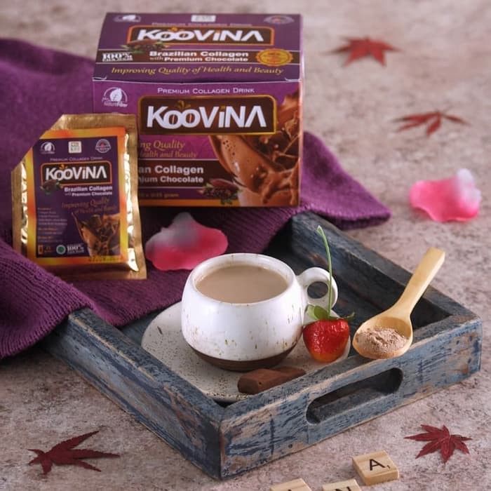 

KooVina Brazillian Collagen Drink Minuman Serbuk Kemasan Box - CHOCOLATE