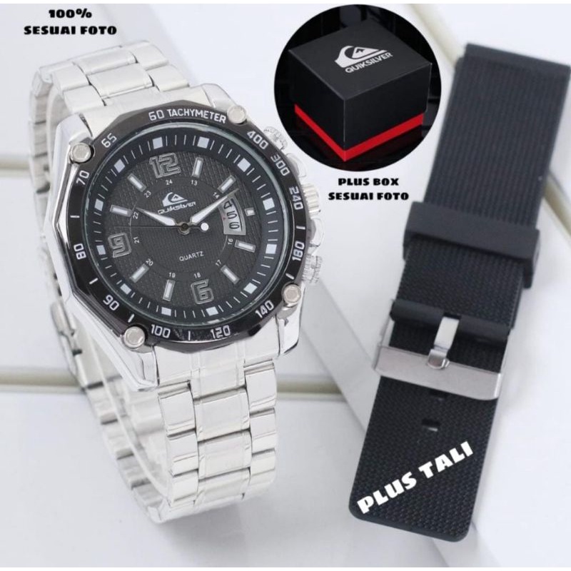 Jam Tangan QS Free Strap Cadangan Tanggal Aktif