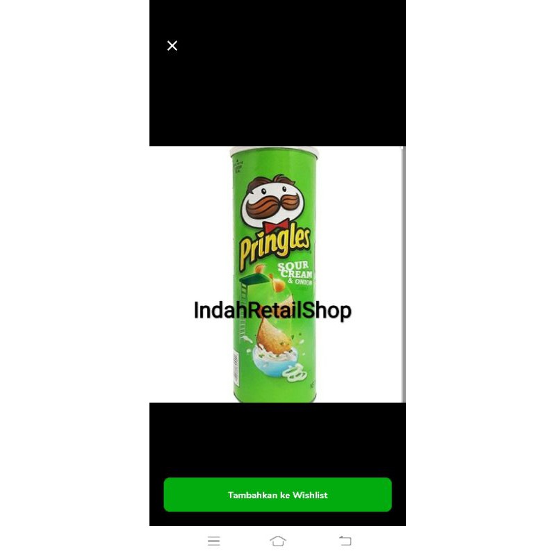

Pringles Sour Cream & Onion USA 158gr